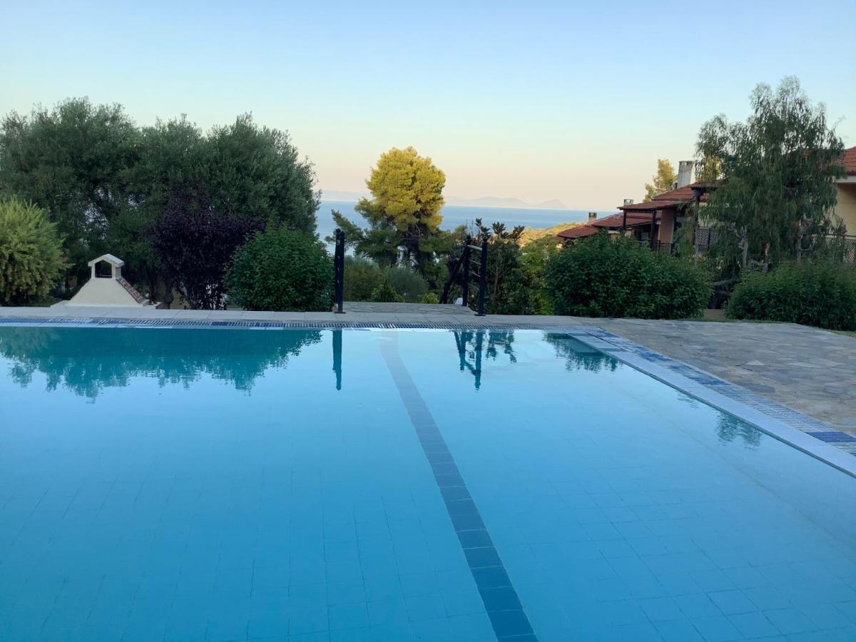 Amazing Villa With Views Sea In Paliouri Exterior foto