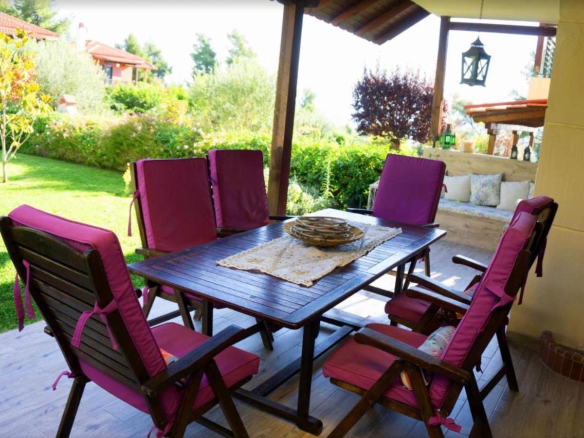 Amazing Villa With Views Sea In Paliouri Exterior foto