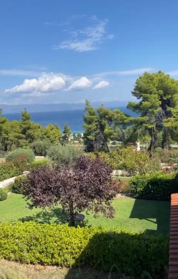Amazing Villa With Views Sea In Paliouri Exterior foto